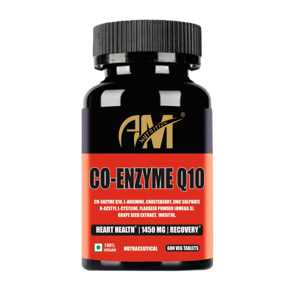 Coenzyme Q10 200mg with L-Arginine 500mg, Powerful Antioxidant for Heart and Vascular Health (60 Tablets)
